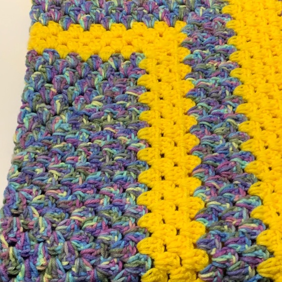 Bassinet, Car, Stroller, Lap, Crib Blanket Handmade Crocheted NEW - Picture 10 of 15